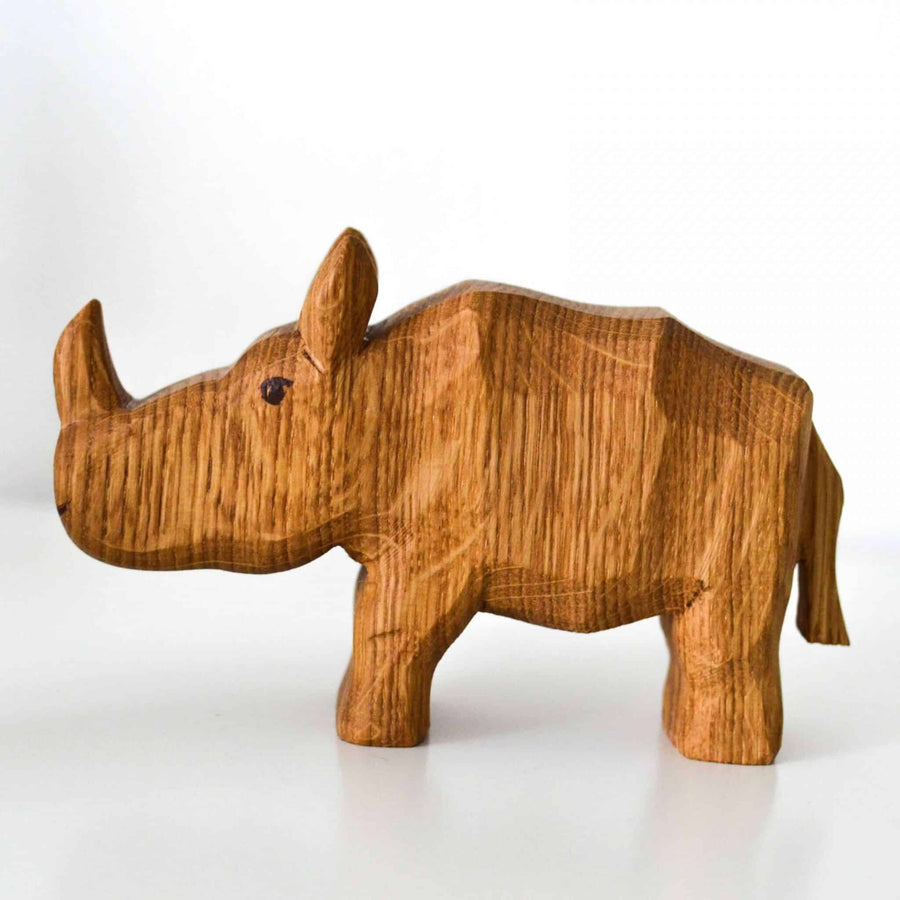 Predan wooden rhino