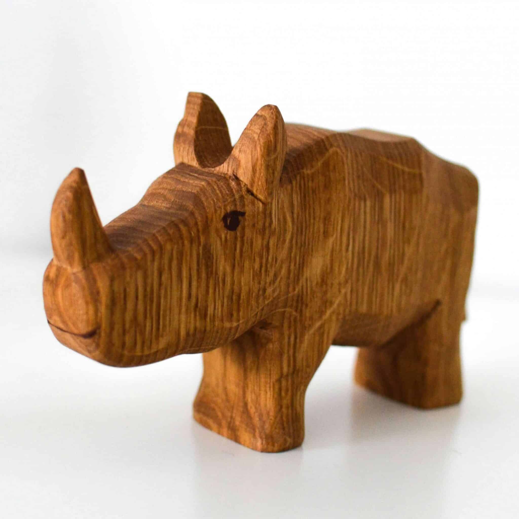 Predan wooden rhino