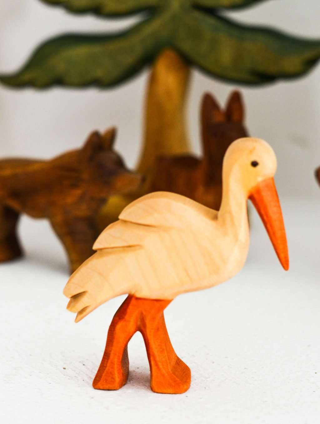 Predan wooden stork