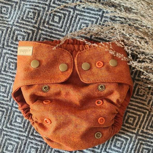 Puppi Wool Cover Rusty Fox One Size Snaps (1)