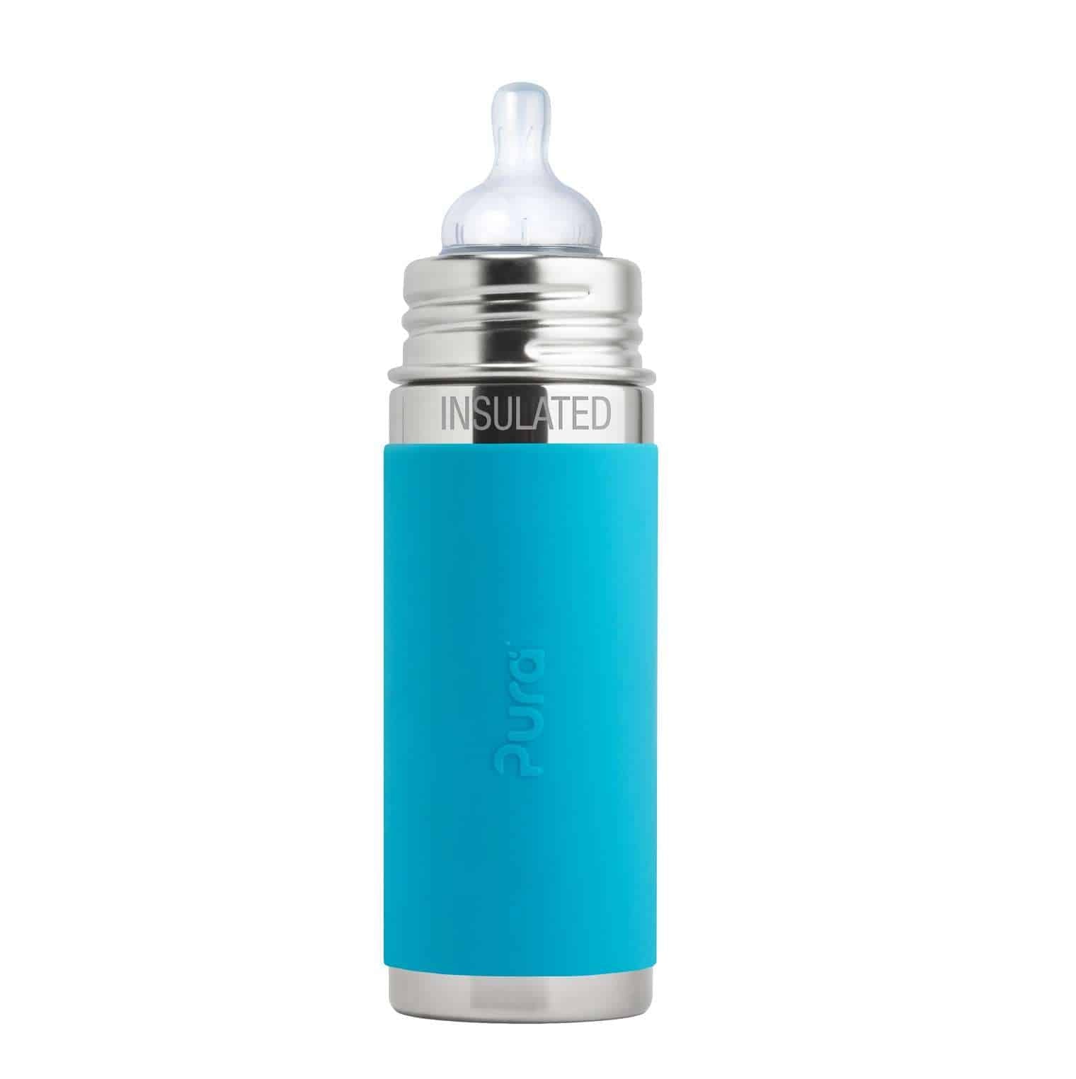 Pura Kiki® Insulated Infant Bottle (250ml) 9oz - Aqua