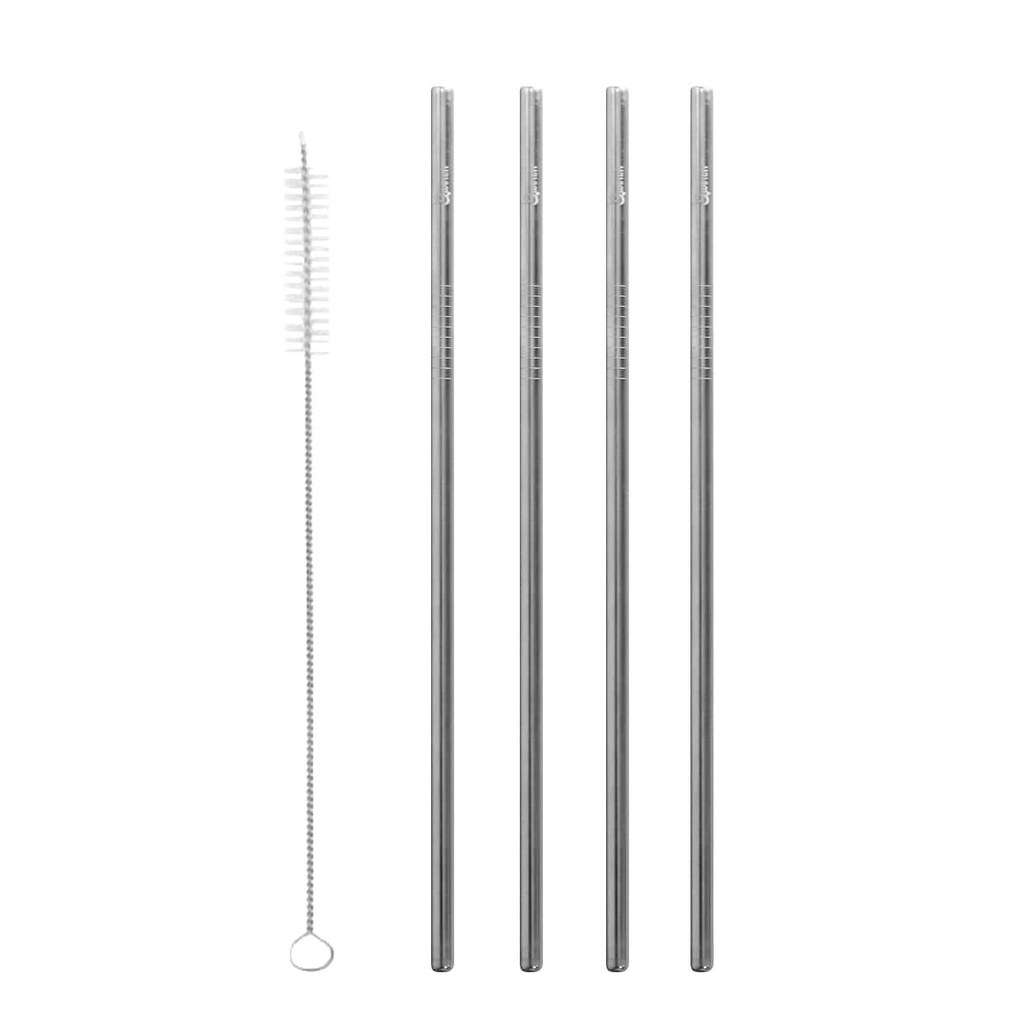 Qwetch Stainless Steel, Straight Straws (Set of 4 + Brush).jpg