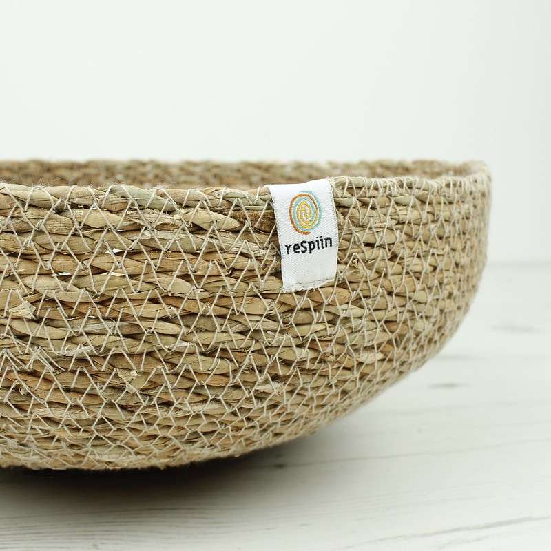 ReSpinn Natural Seagrass Bowl