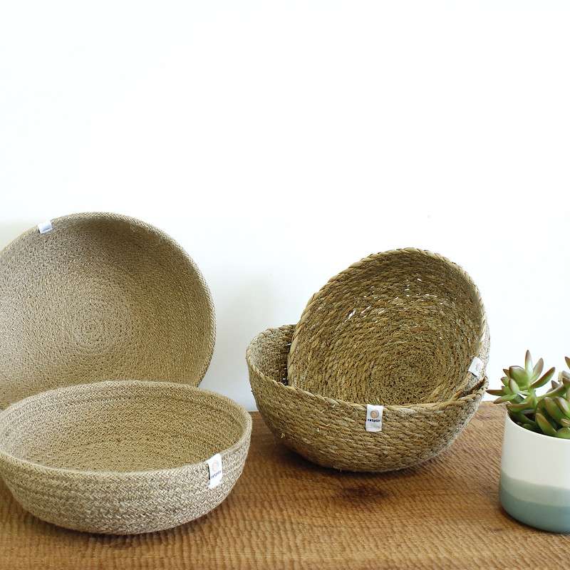 ReSpinn Natural Seagrass Bowl