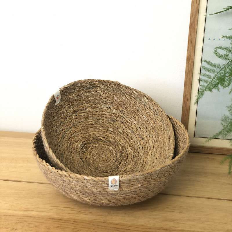 ReSpinn Natural Seagrass Bowl