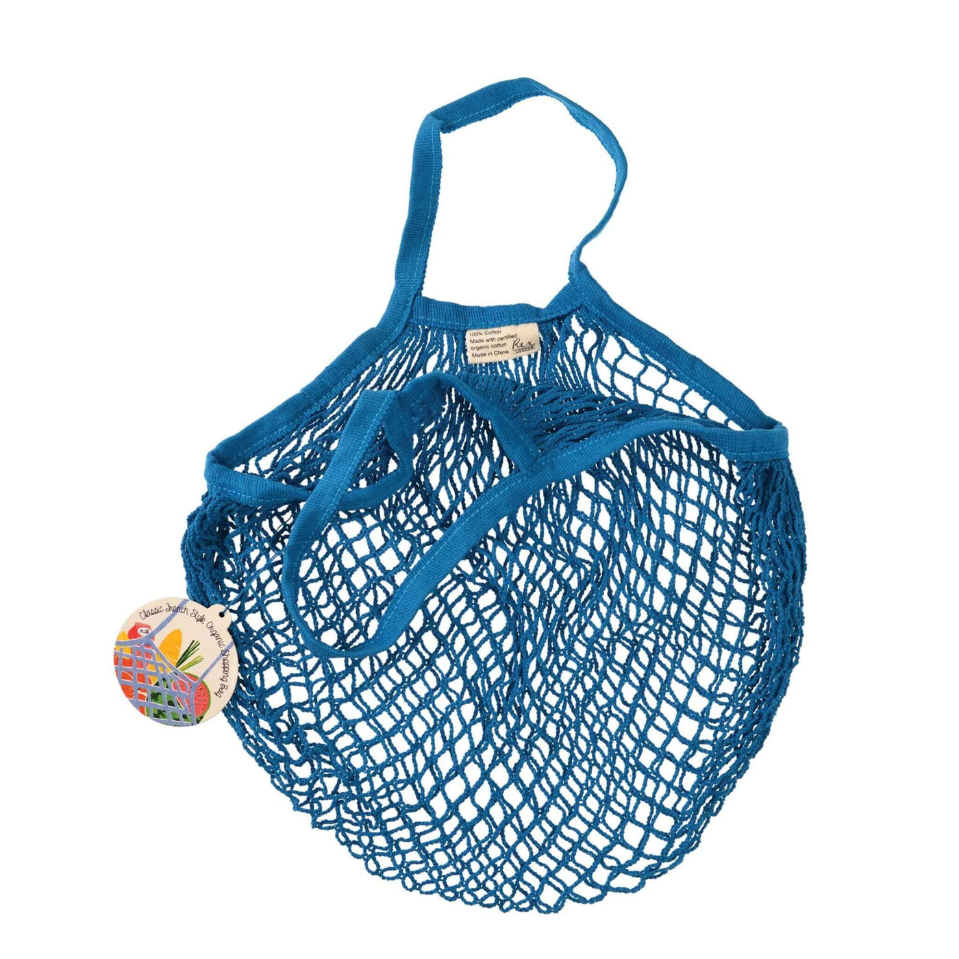 Rex London Organic Cotton Net Bag - Greek Blue (1)