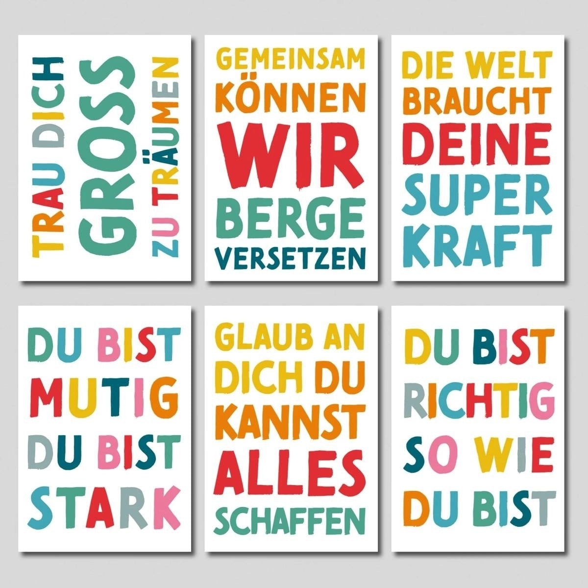 Postkarten-Set Mutmacher