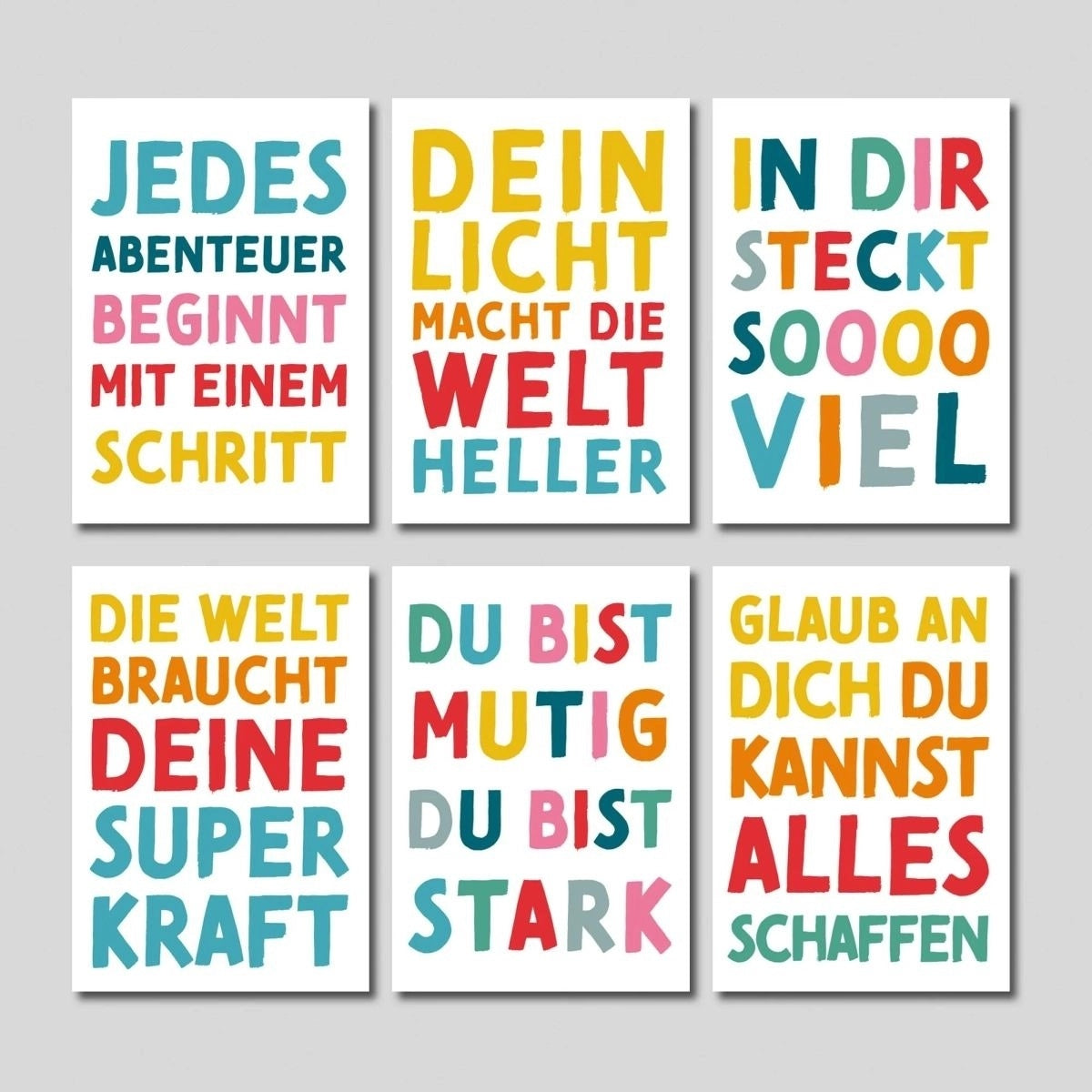 Postkarten-Set Mutmacher