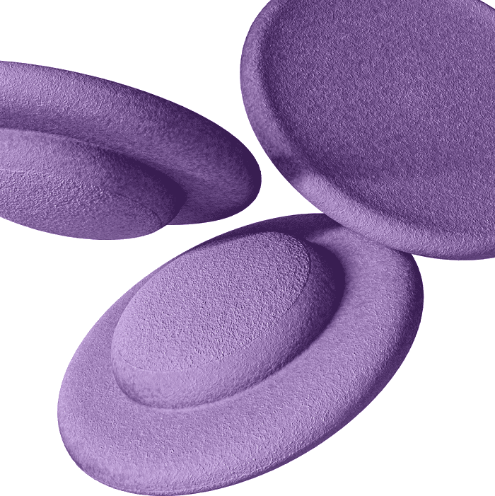 Stapelstein Balance Board Colors Violet Set of 3