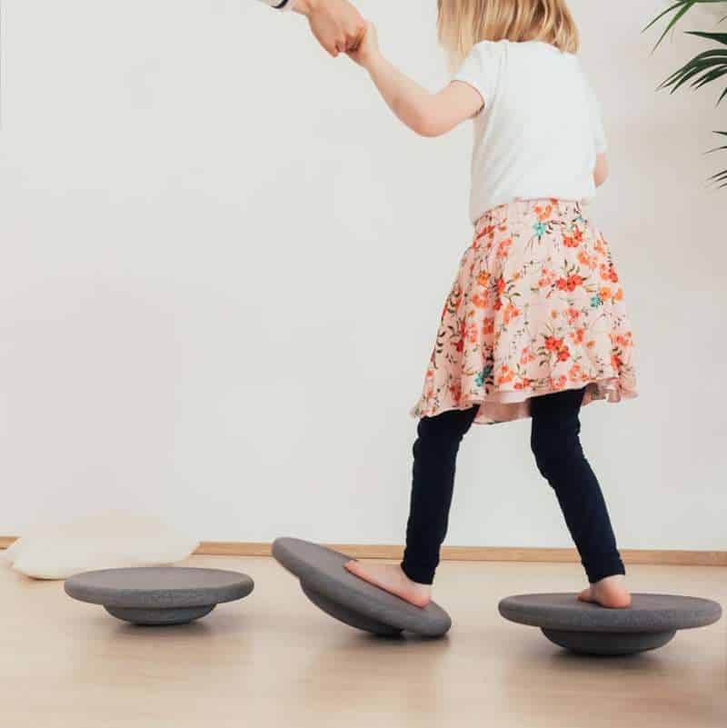 Stapelstein Balance Board Colors grey