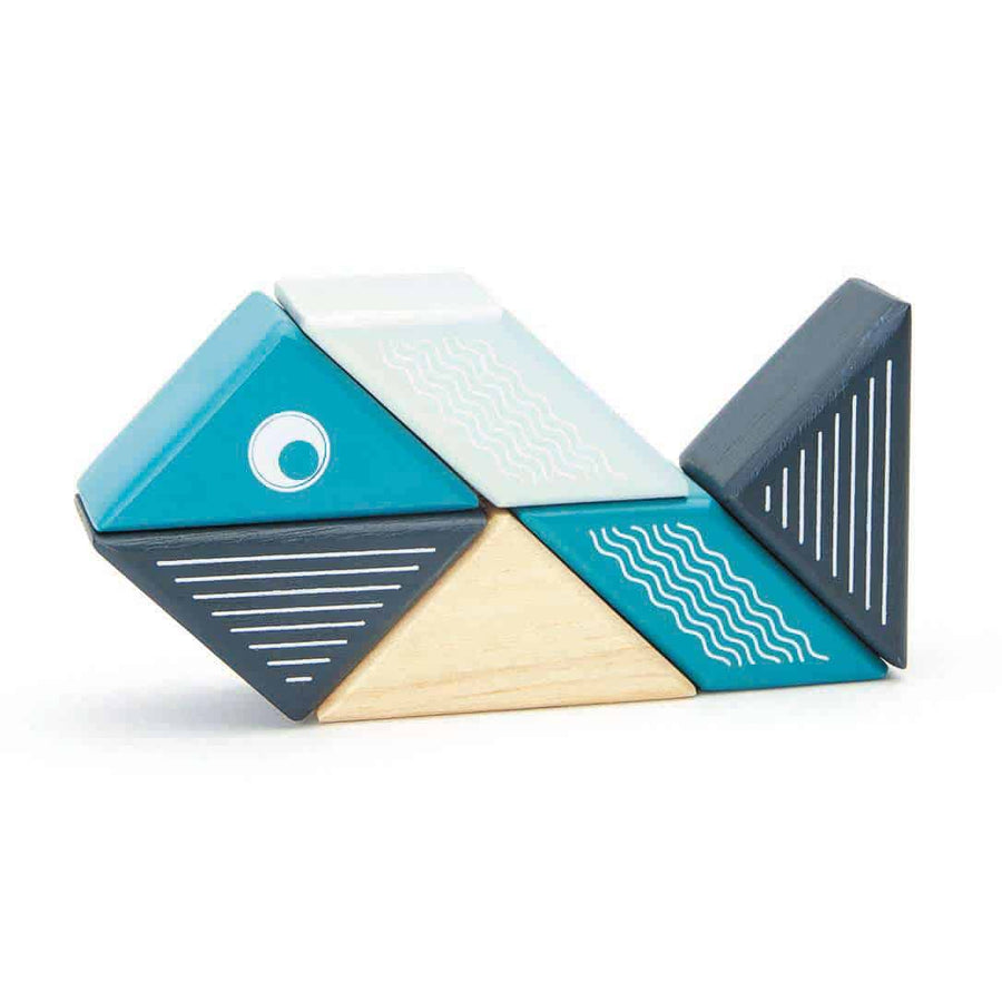 Tegu Travel Pals Whale (6 pieces)