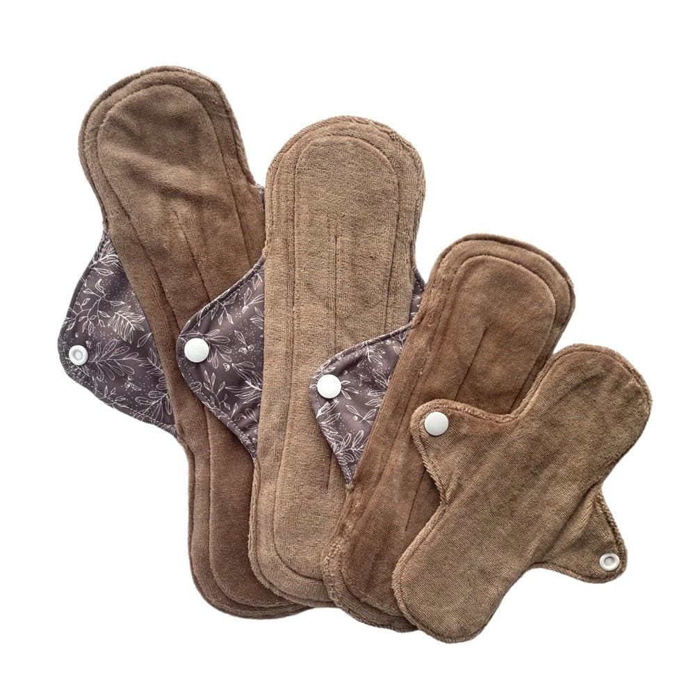 WeeCare Menstrual Cloth Pads - Branches Dark (2)