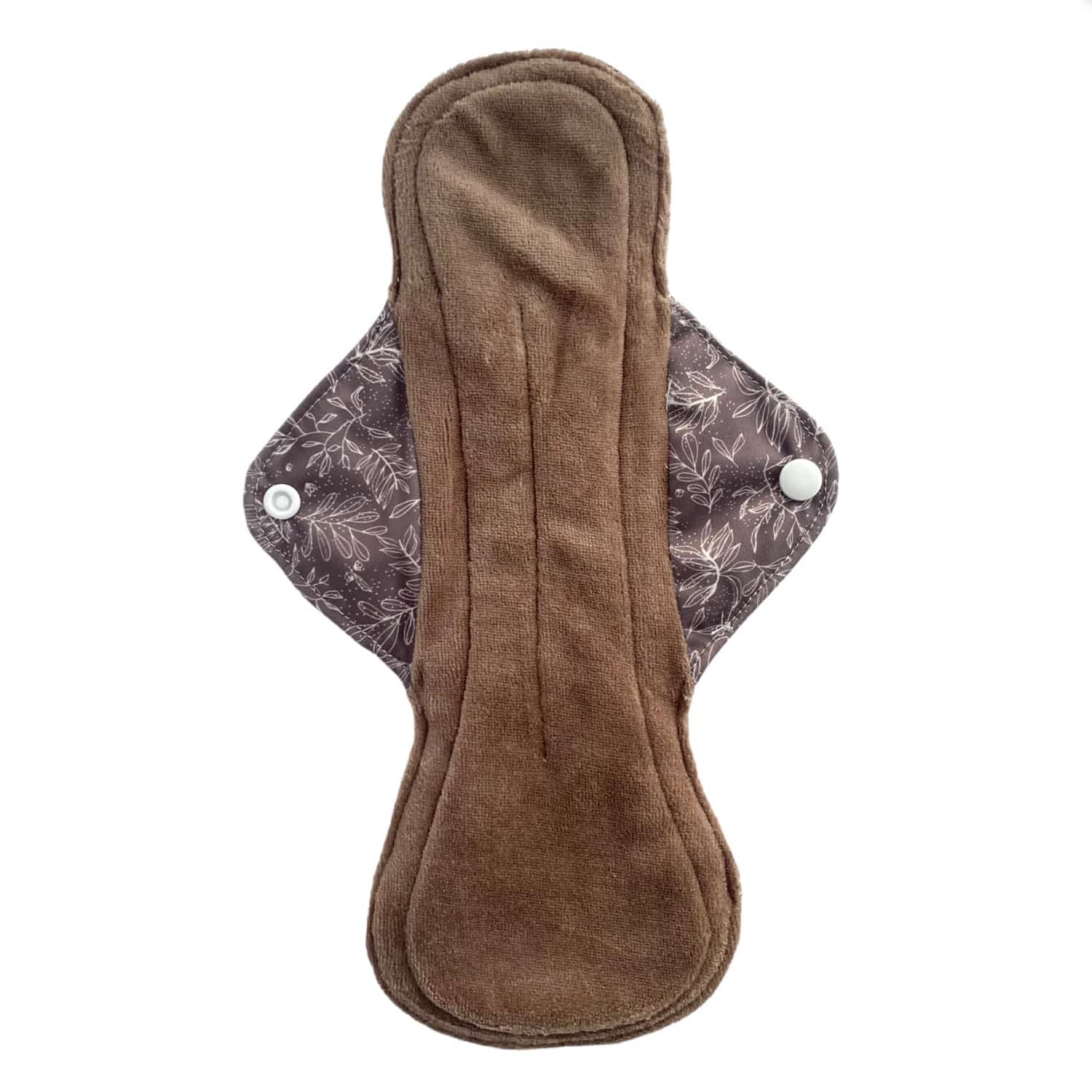 WeeCare Menstrual Cloth Pads - Branches Dark 30cm (1)