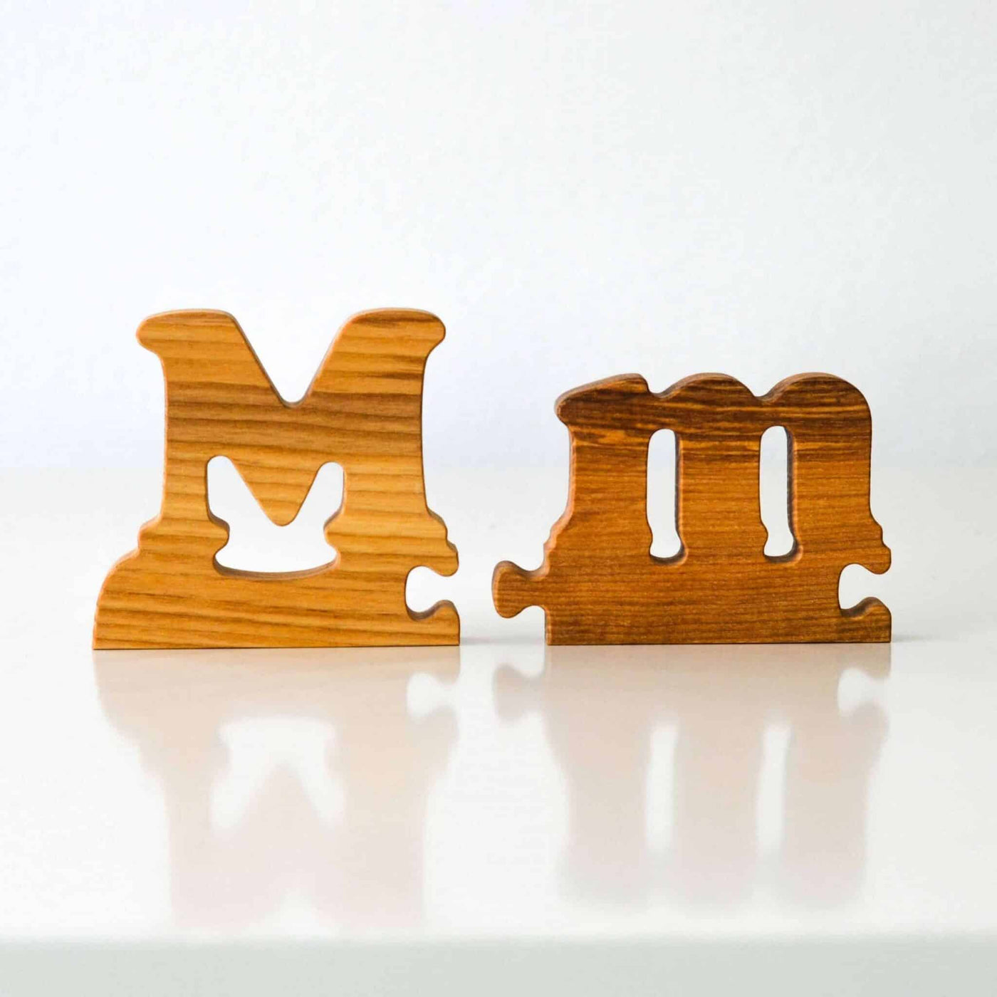 Wooden Frog Puzzle Letters (M,m)