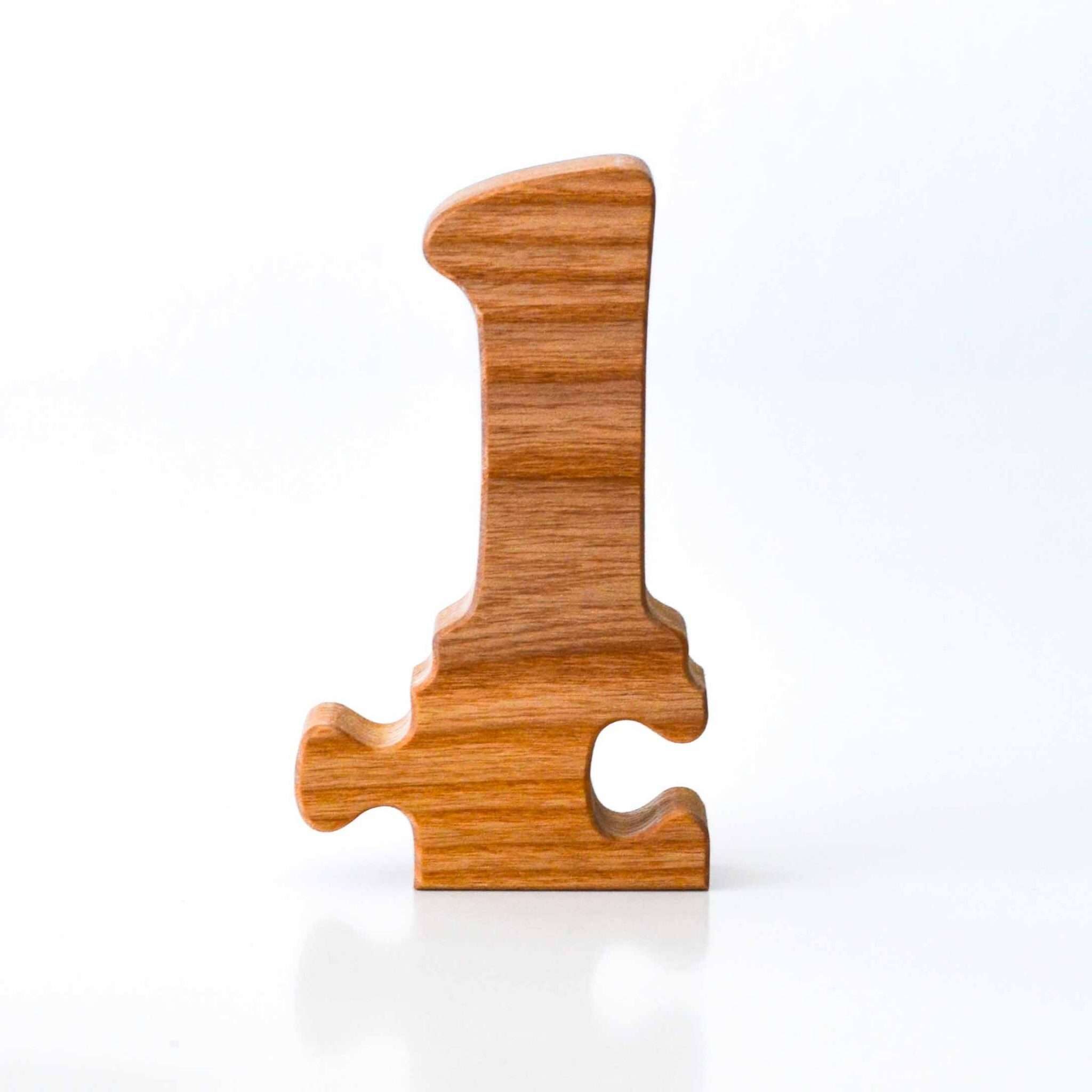 Wooden Frog Puzzle Letters (small l)