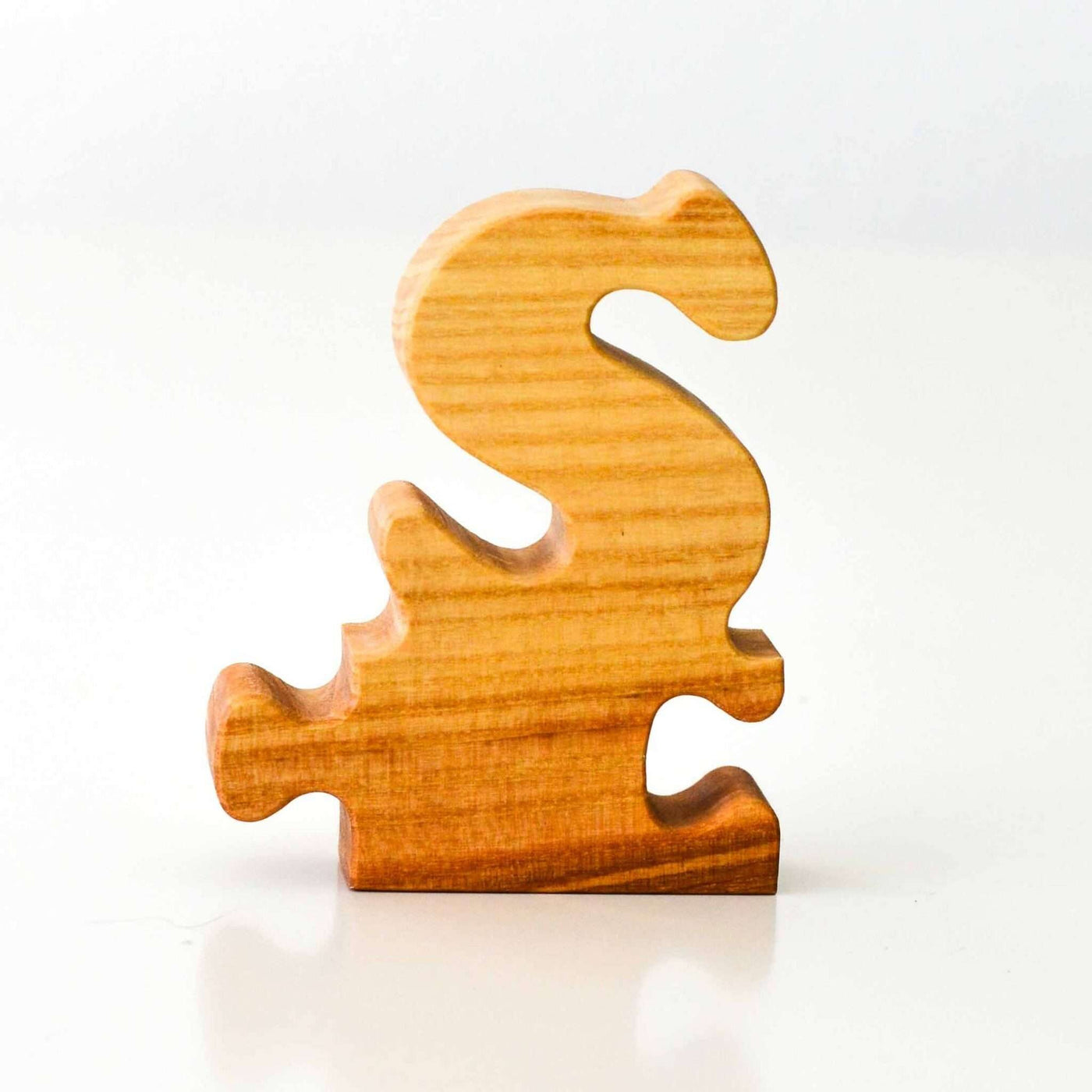 Wooden Frog Puzzle Letters (small s)