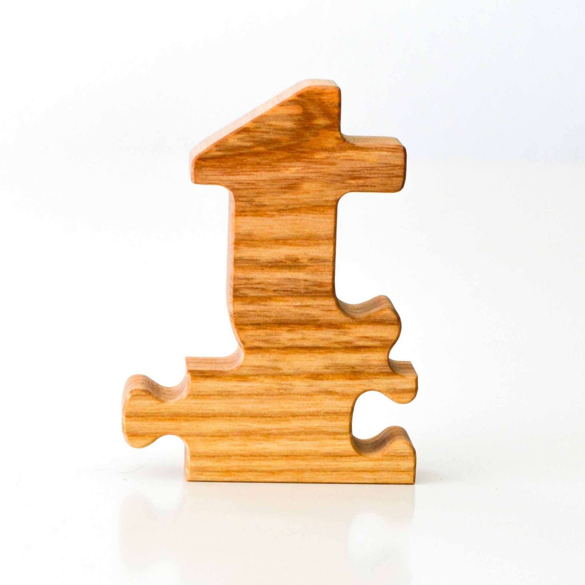 Wooden Frog Puzzle Letters (small t)