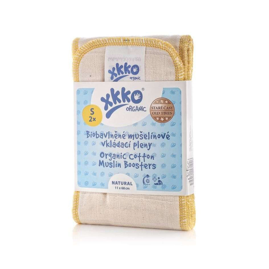 XKKO Organic Cotton Muslins Old Times Booster (2pcs) - Size S