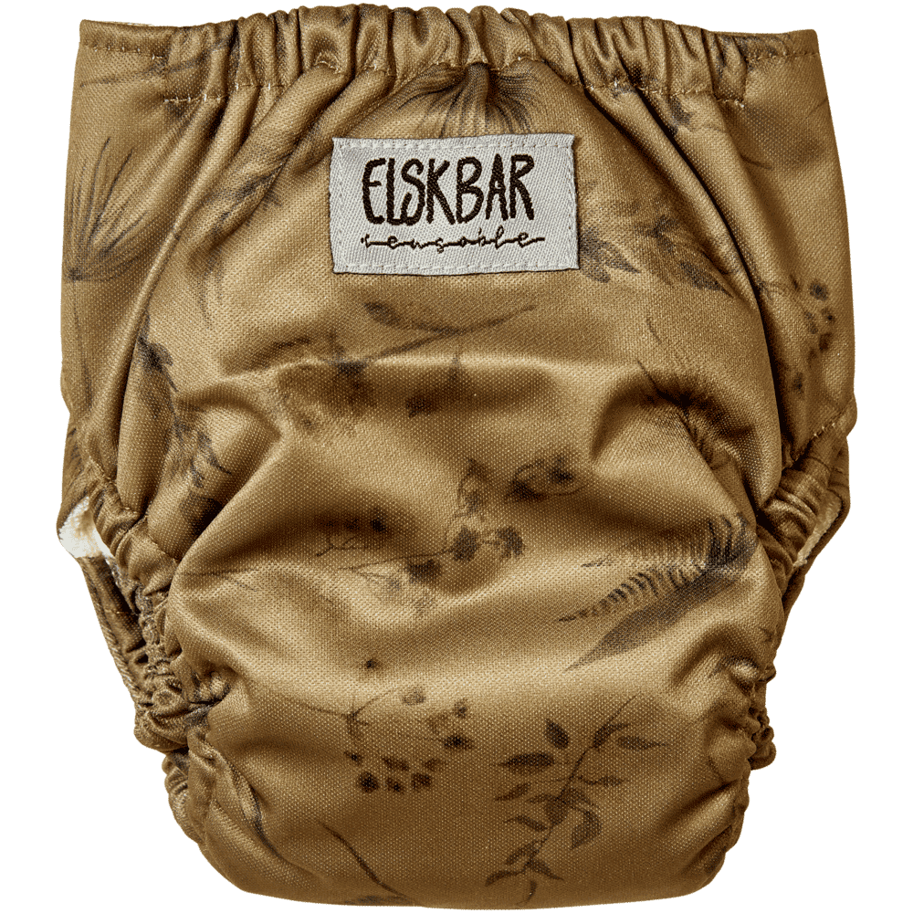 elskbar aio natural-newborn-wildflowers-sand-cloth-diaper-rear