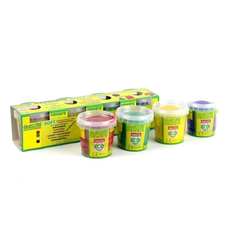 ökoNORM Soft Modelling Clay Set A (4 Colours)