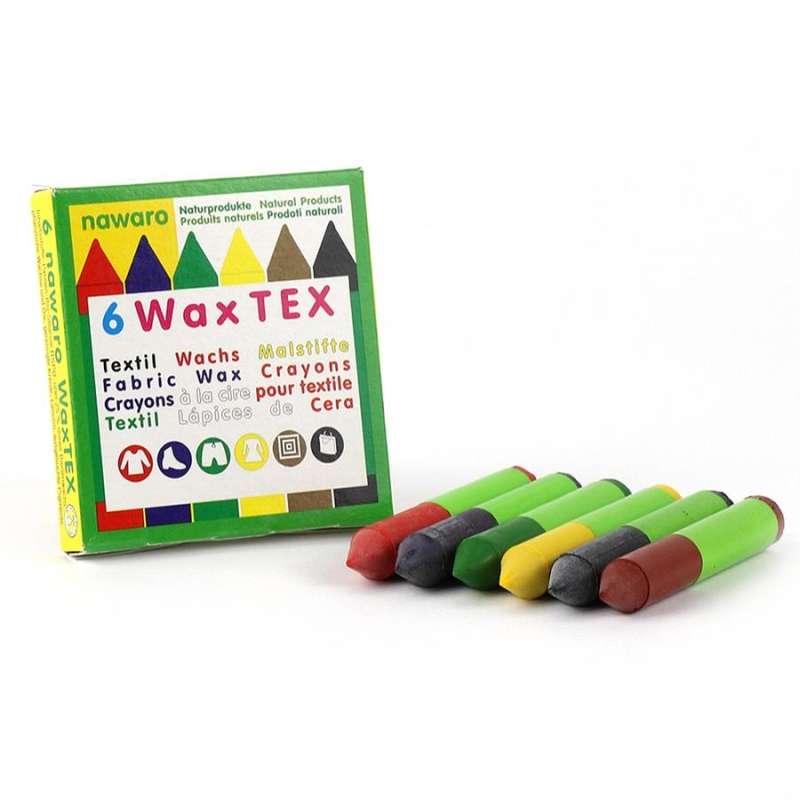 ökoNORM Textile Wax Crayons (6 Colours) nawaro